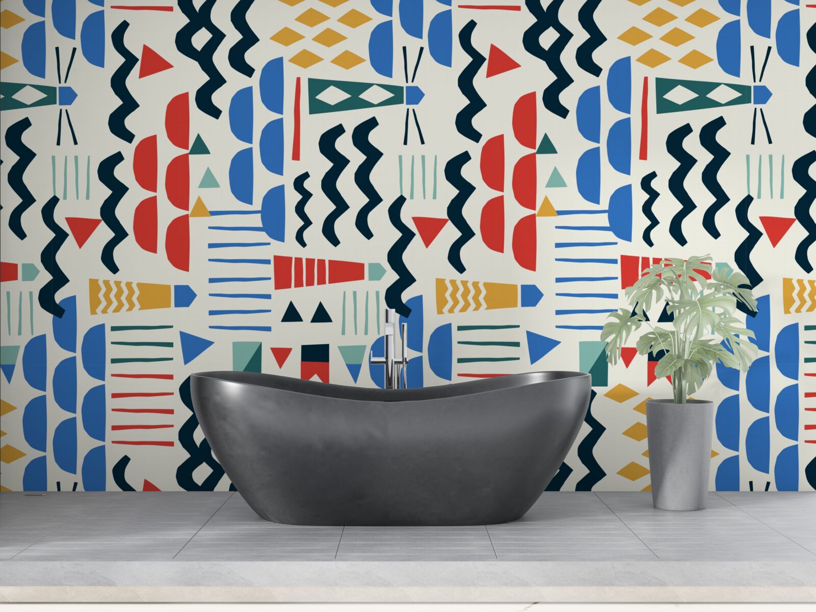 Fototapet valurile învolburate înconjoară farurile marine