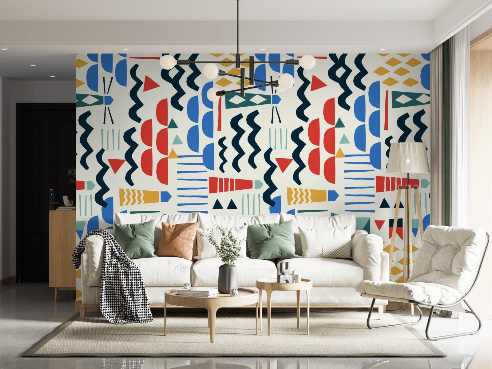 Fototapet valurile învolburate înconjoară farurile marine