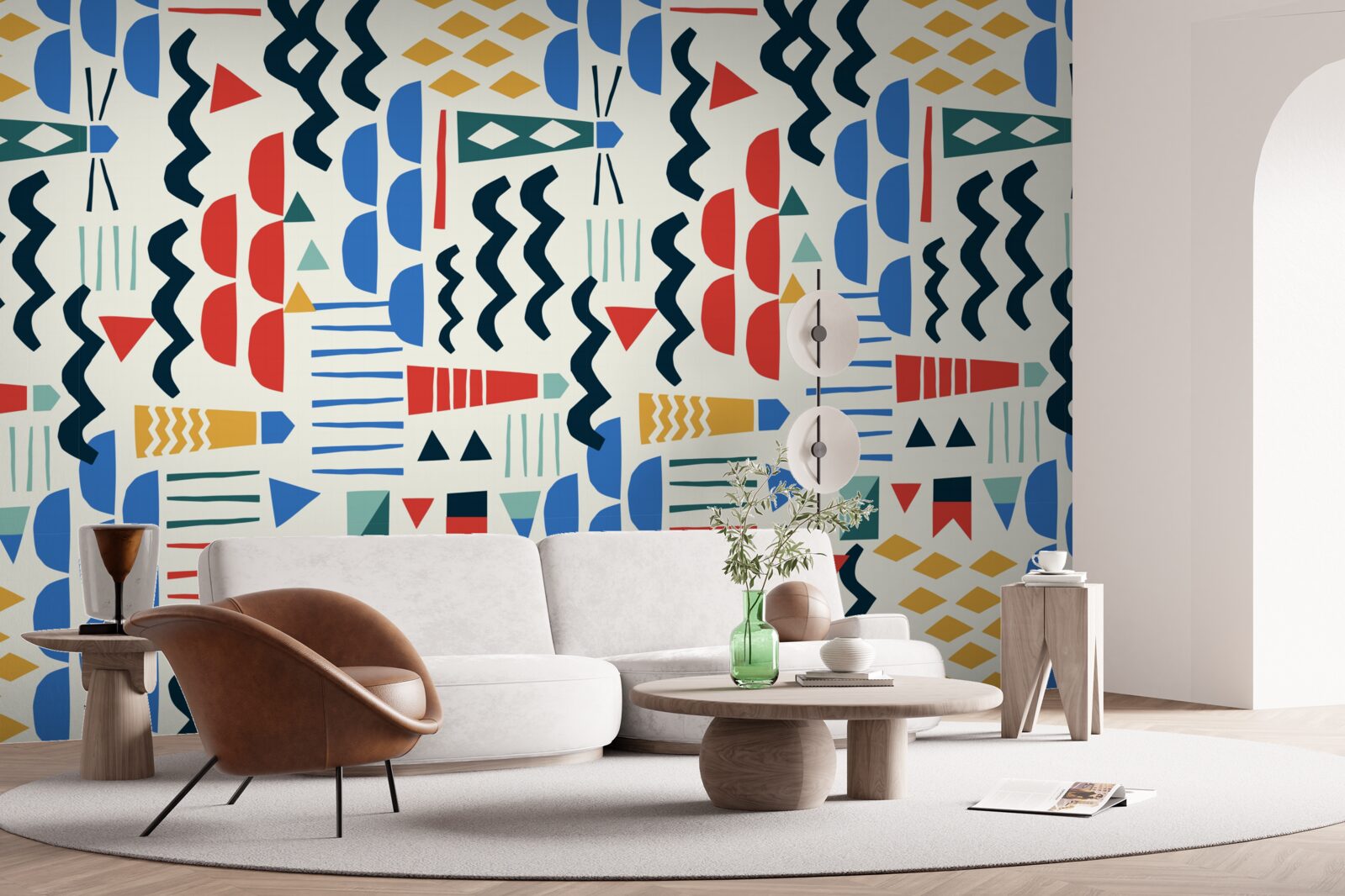 Fototapet valurile învolburate înconjoară farurile marine