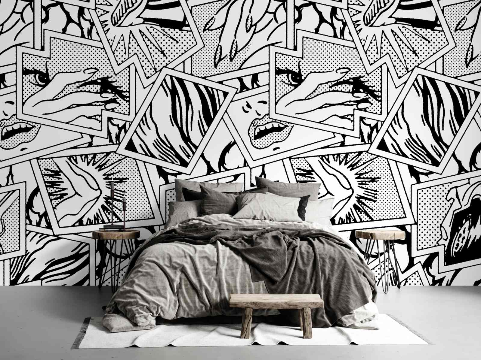 Fototapet pagina de benzi desenate