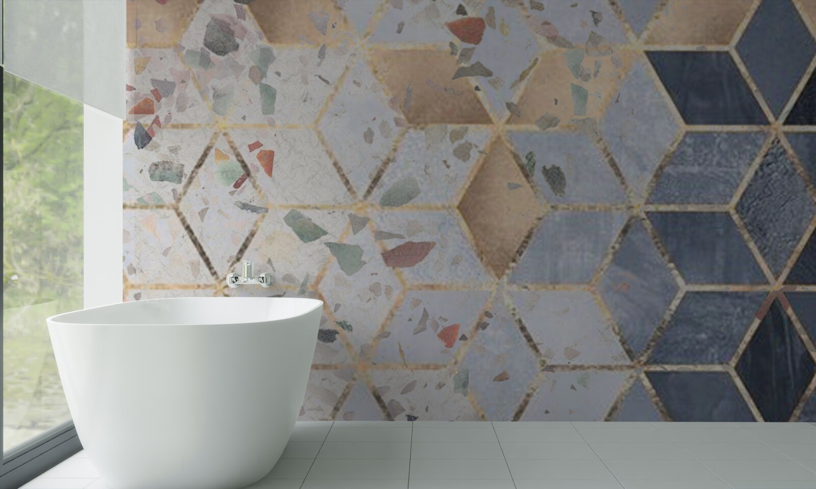 Fototapet muguri și volume în scădere