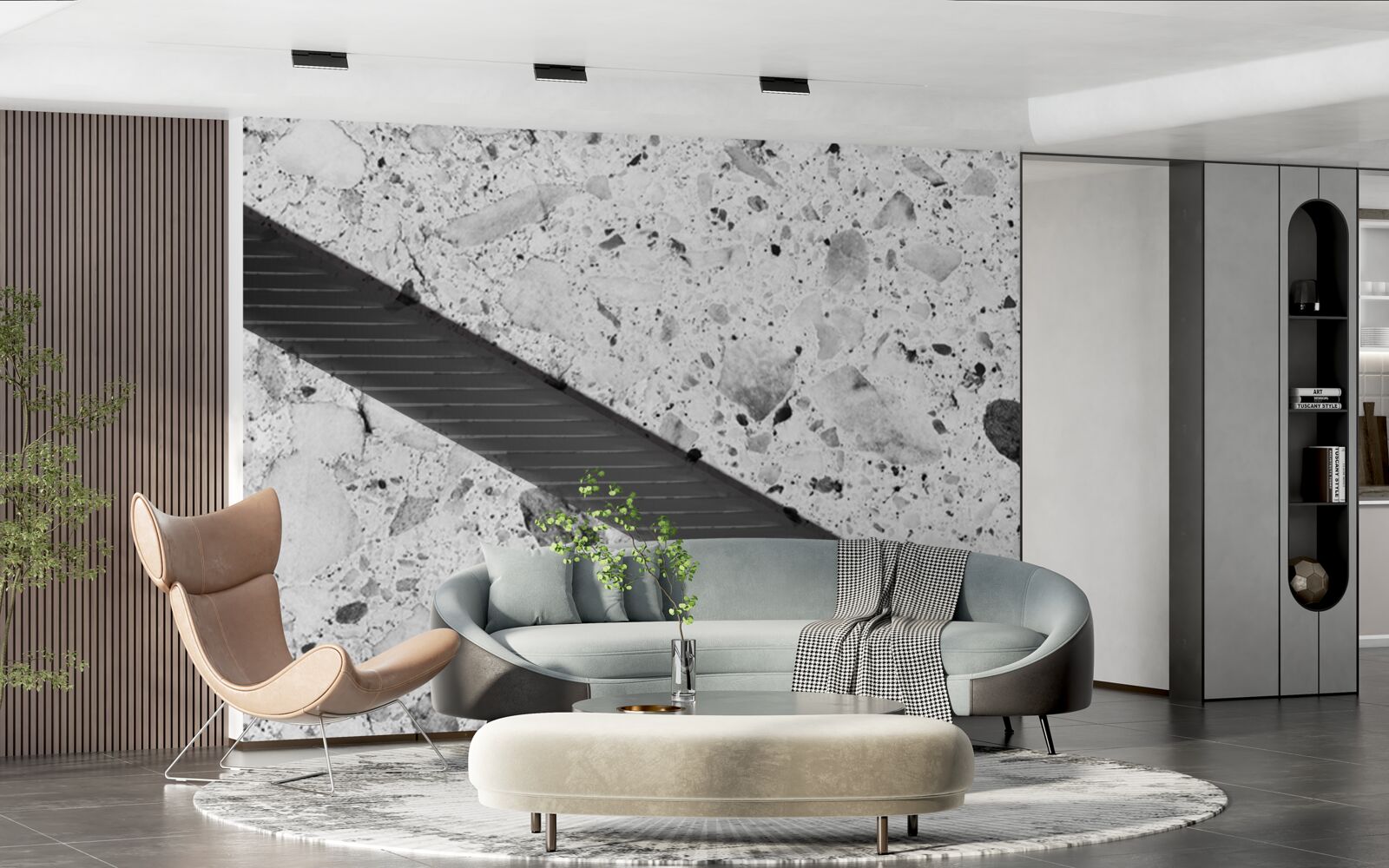 Fototapet textură de marmură cu pete negre