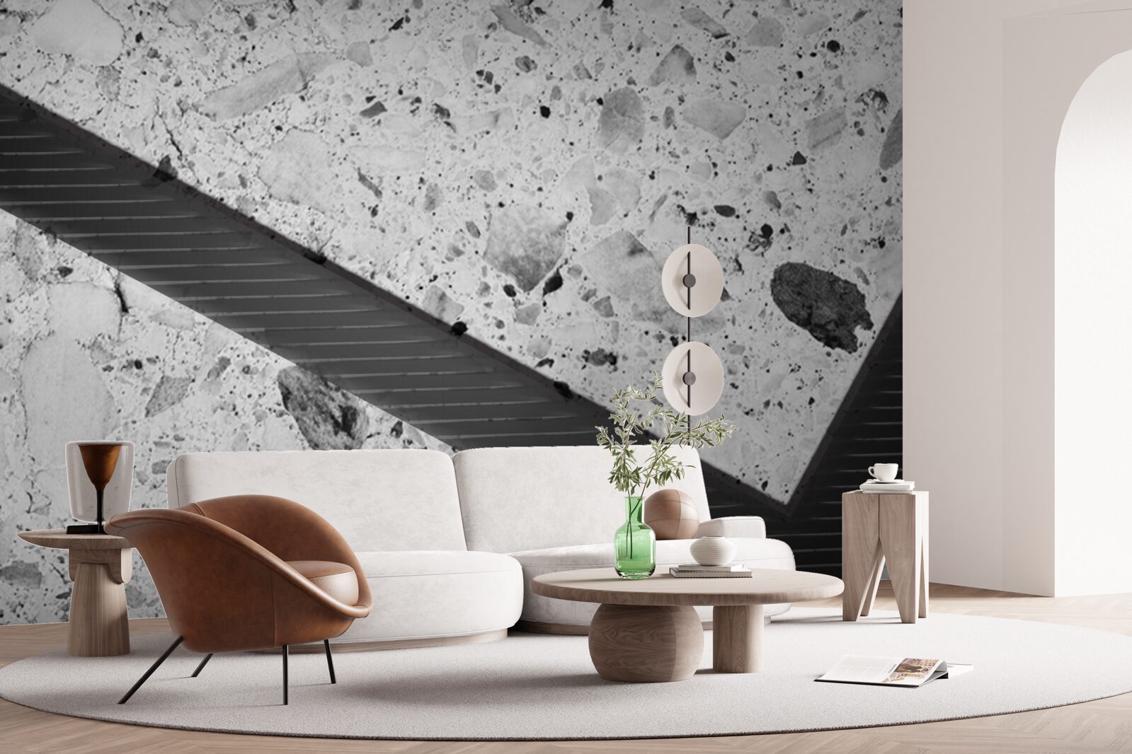 Fototapet textură de marmură cu pete negre