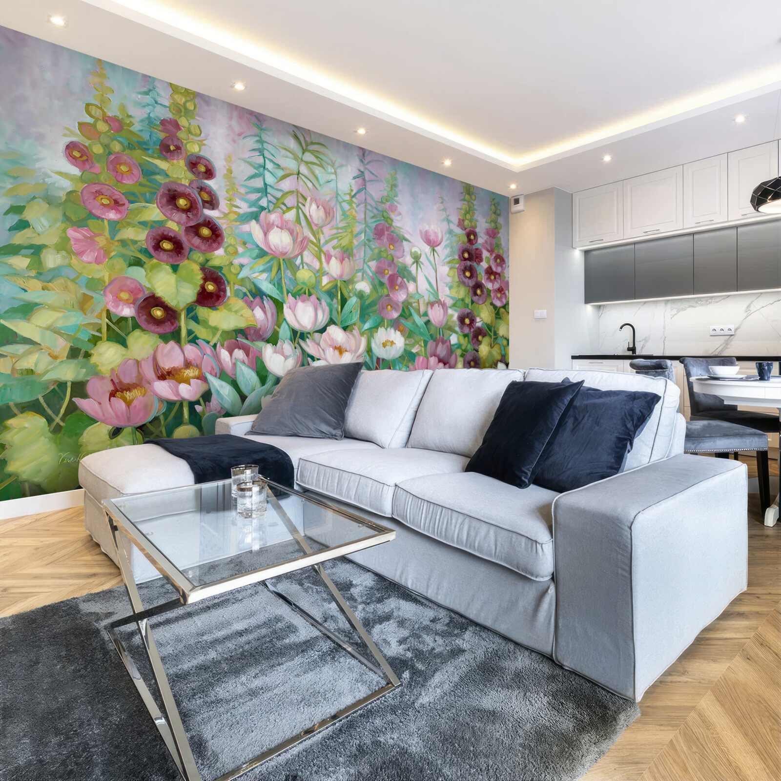 Fototapet O lume a florilor de pădure