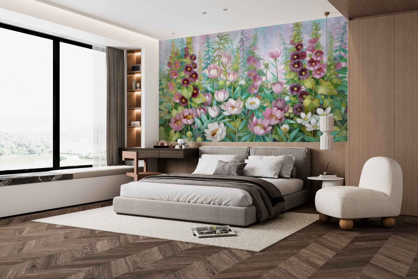 Fototapet O lume a florilor de pădure