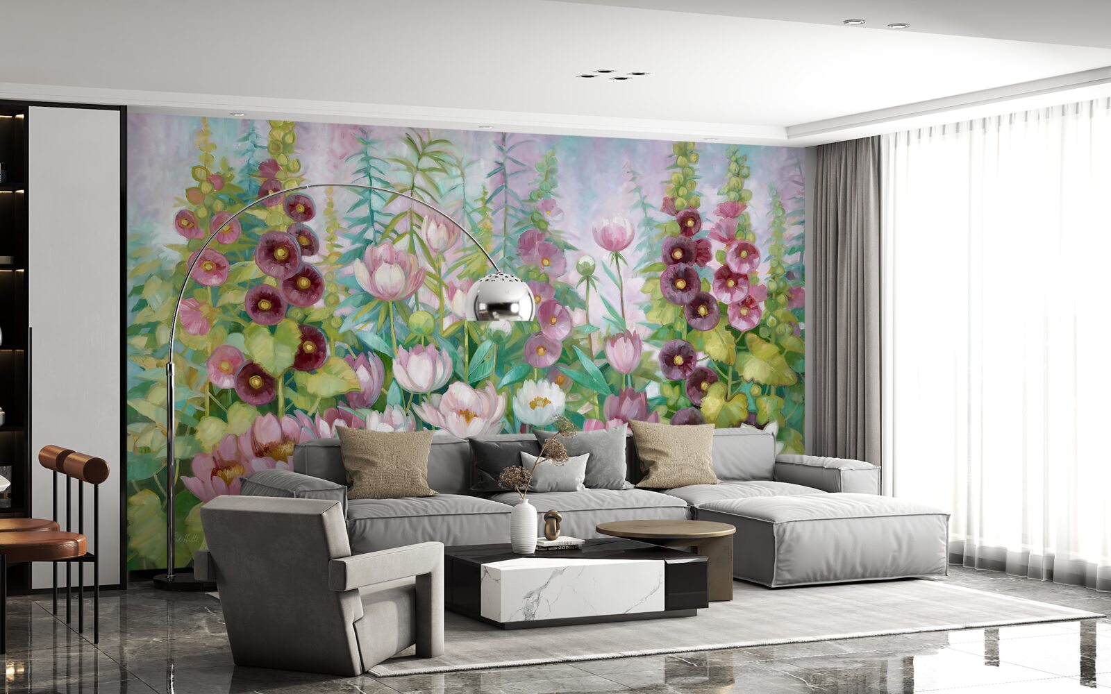 Fototapet O lume a florilor de pădure