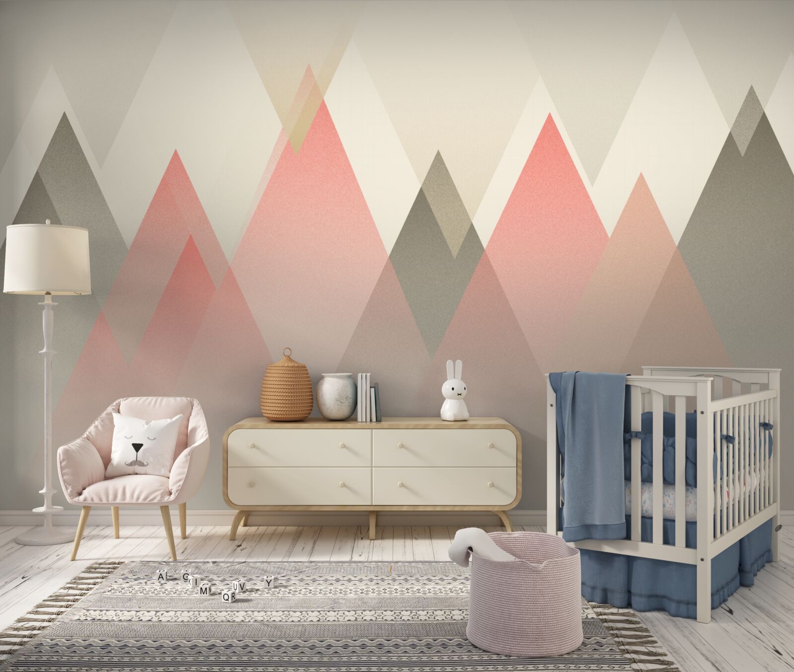 Fototapet pădure cețoasă în toamnă