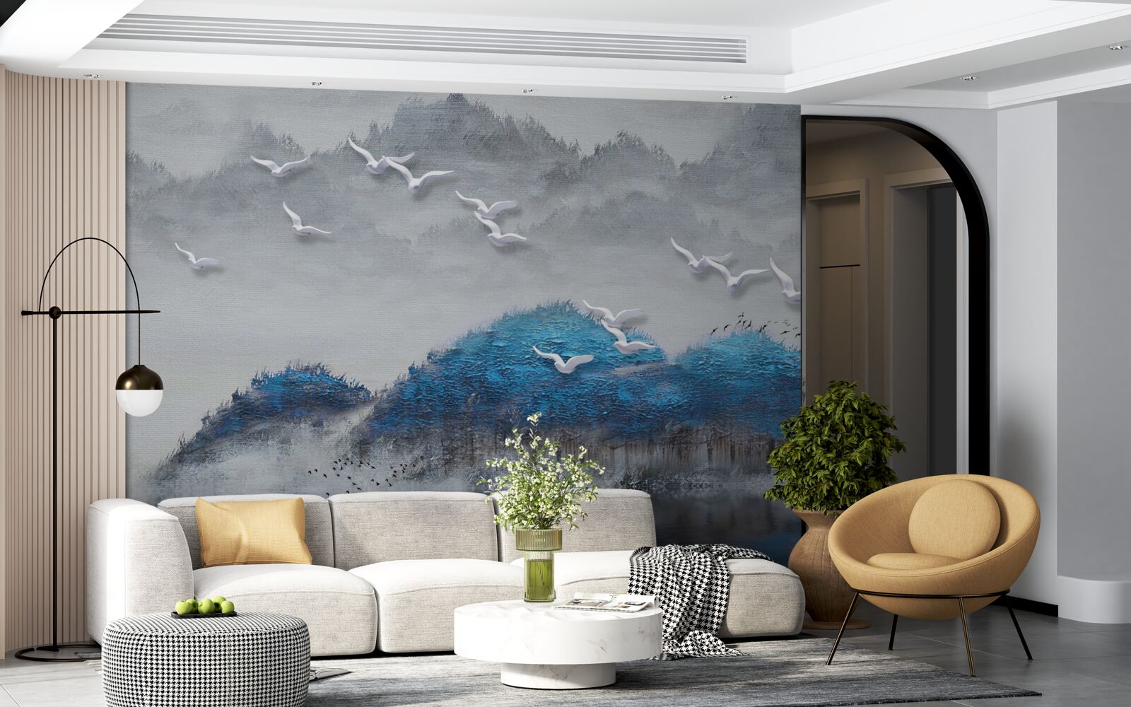 Fototapet râurile părăsesc iazul