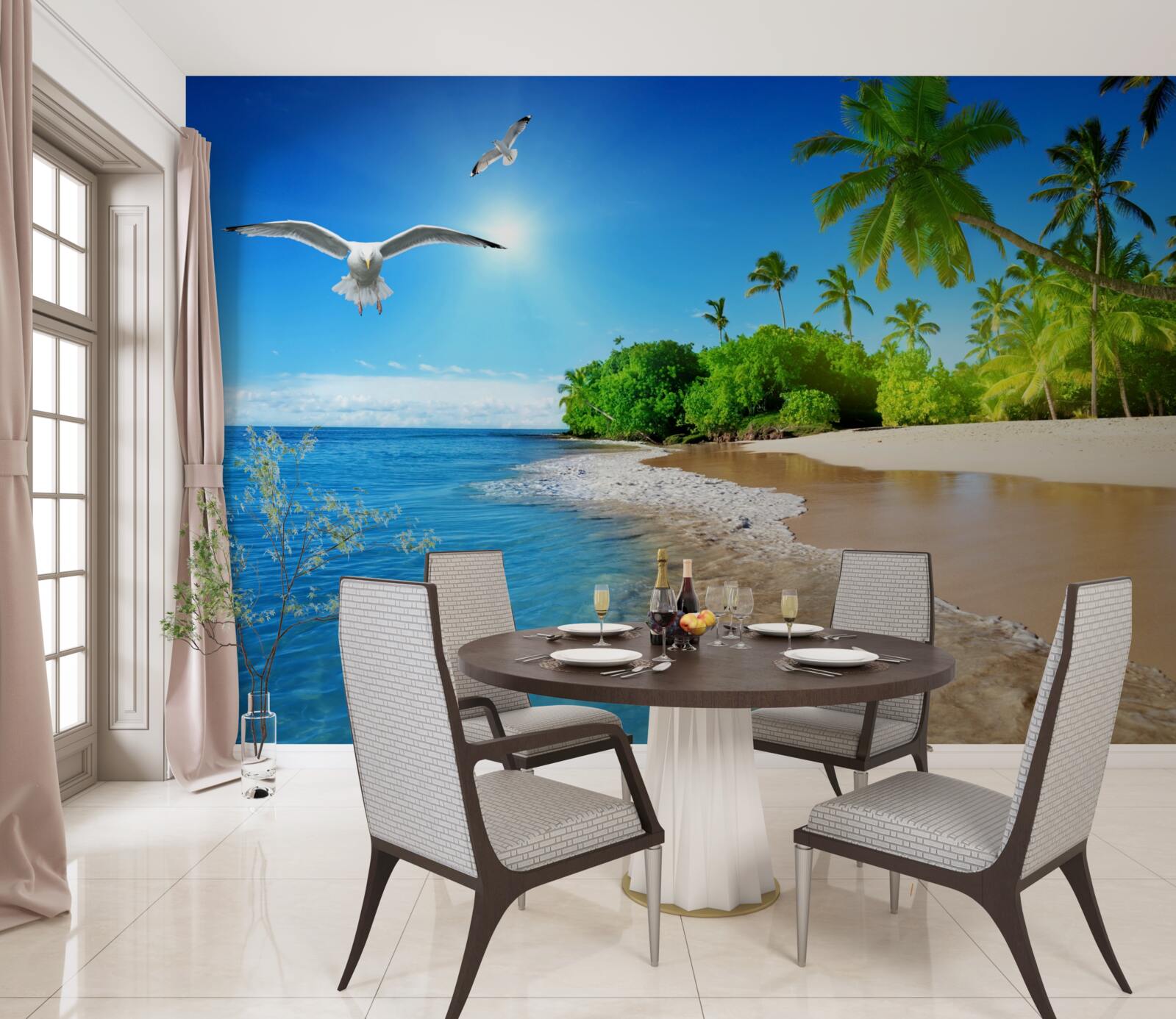 Fototapet locație idilică lângă ocean