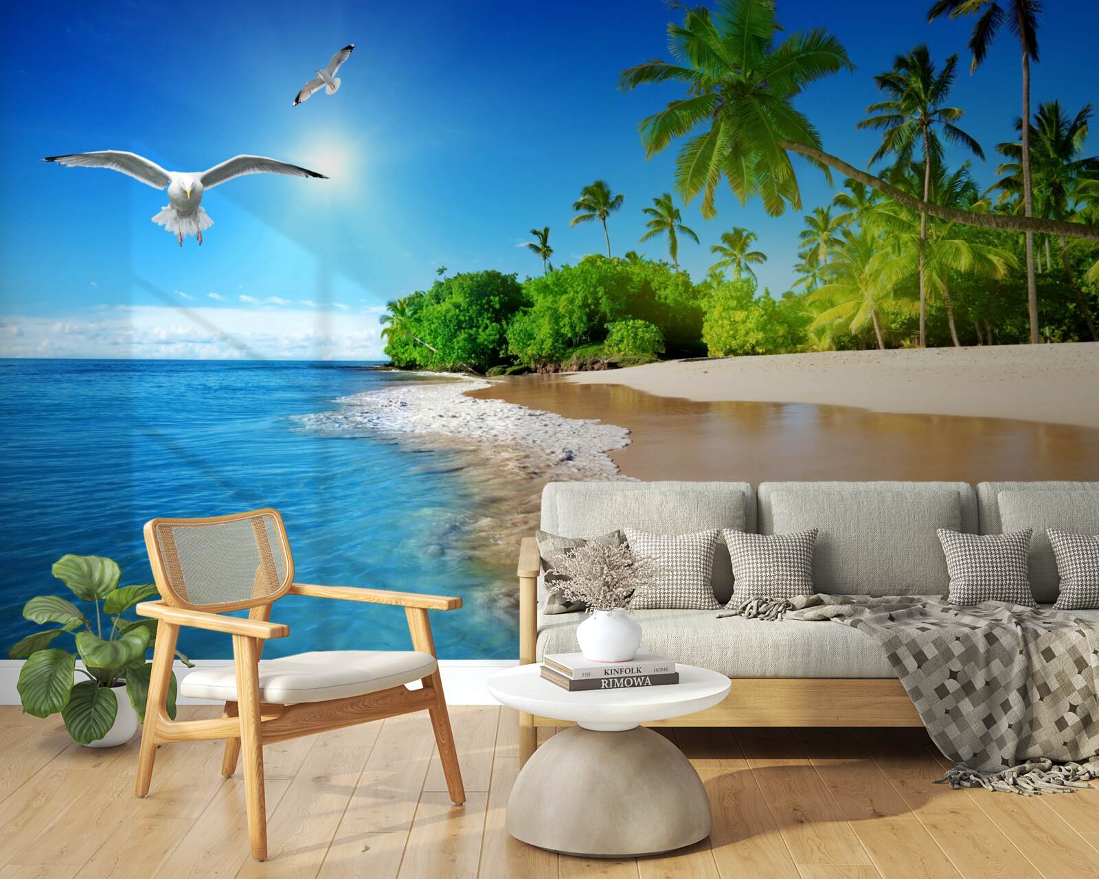 Fototapet locație idilică lângă ocean