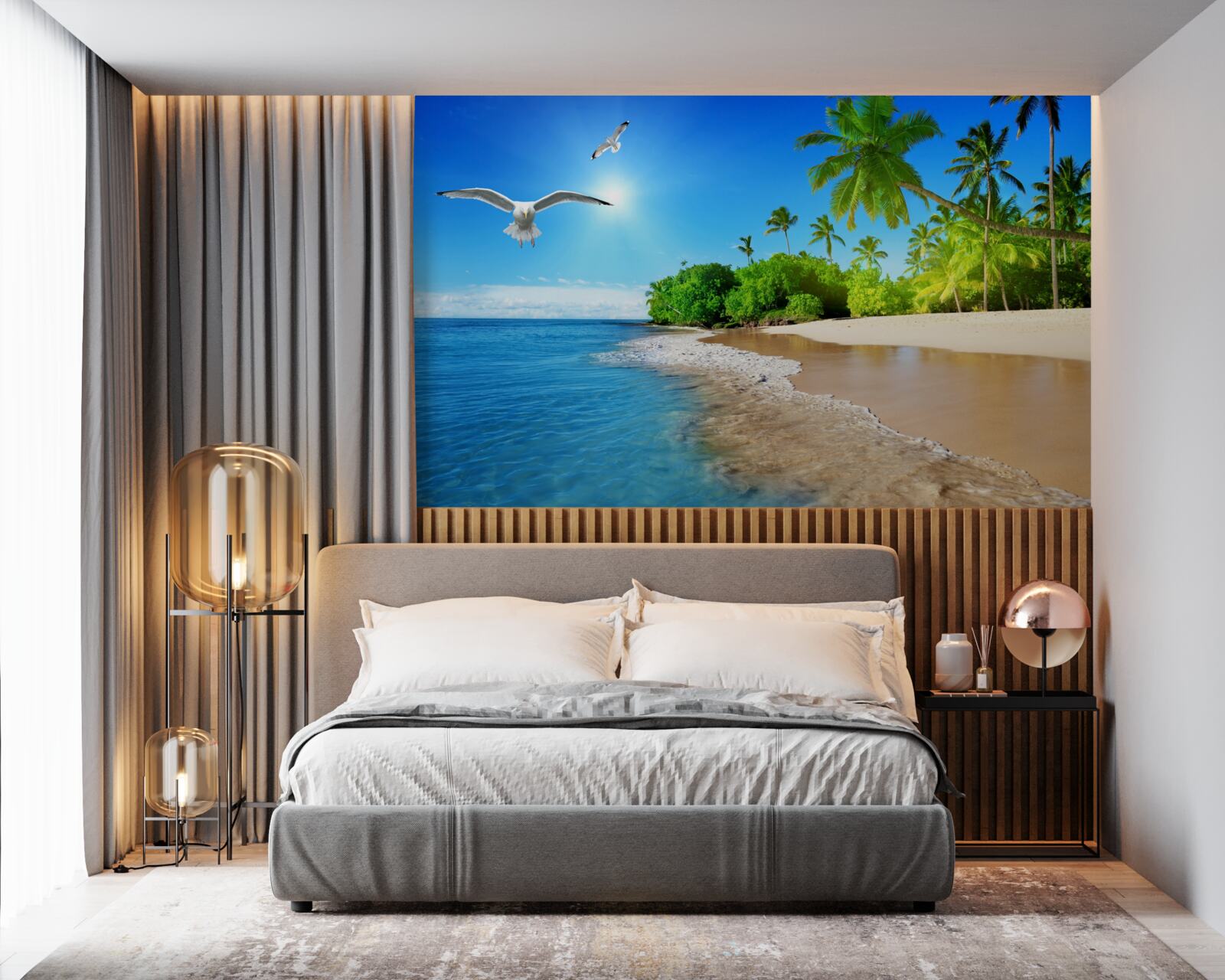 Fototapet locație idilică lângă ocean