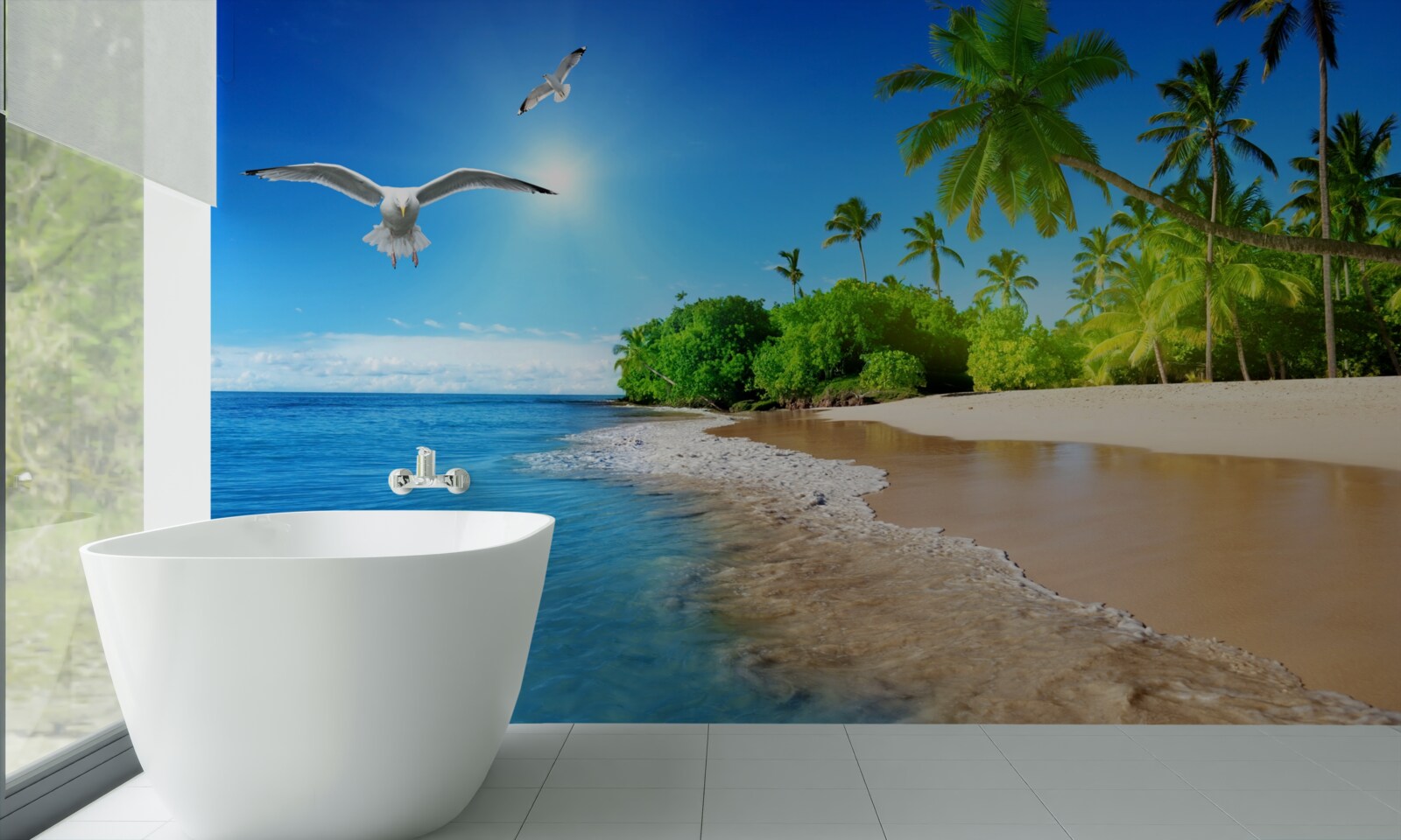 Fototapet locație idilică lângă ocean