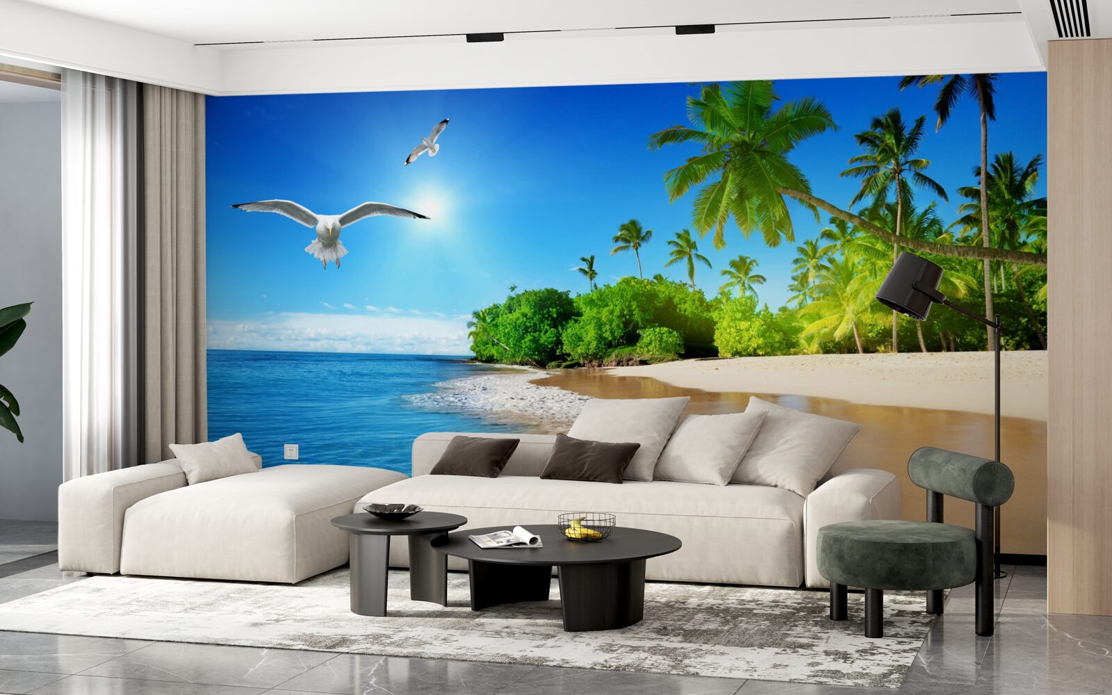 Fototapet locație idilică lângă ocean