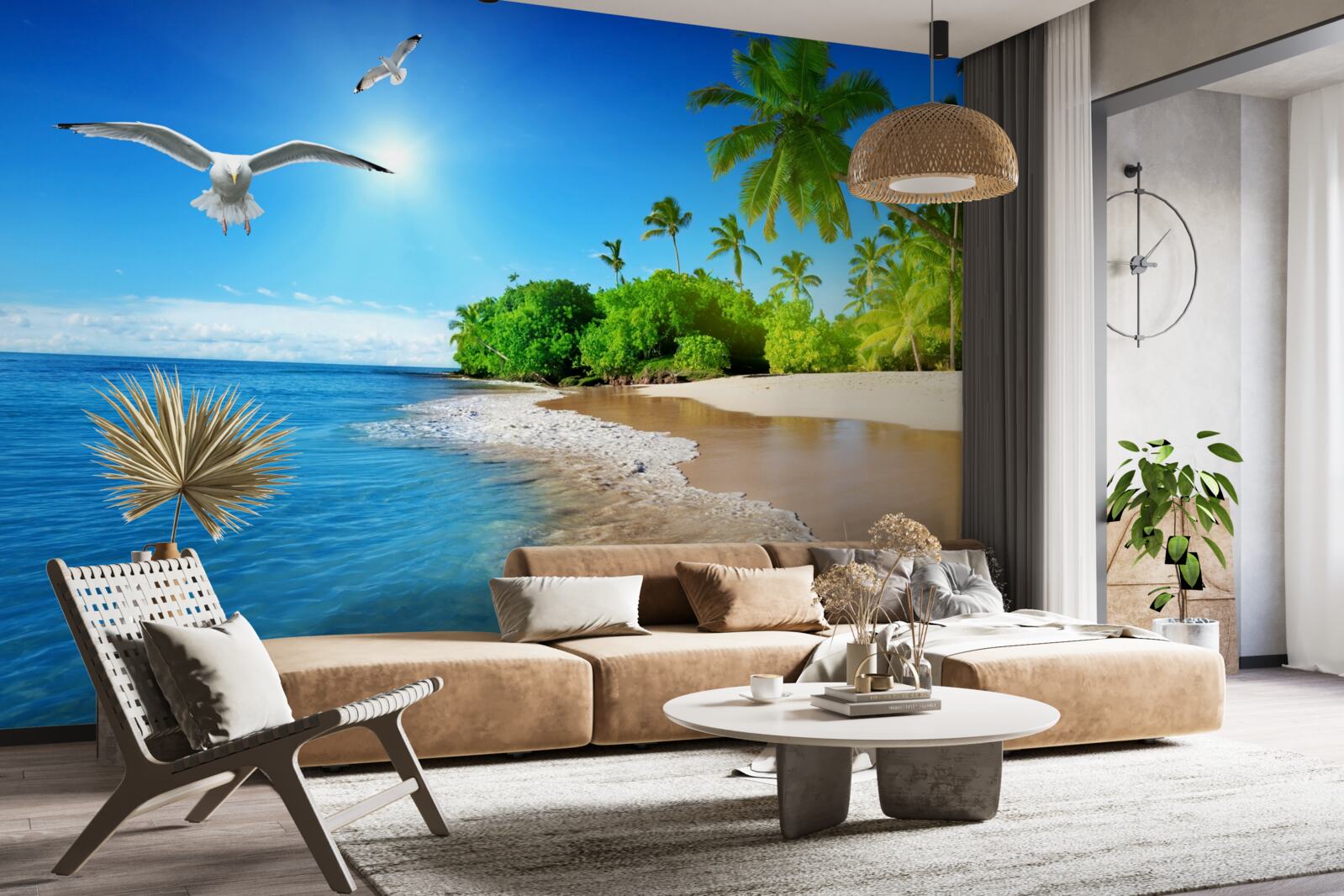 Fototapet locație idilică lângă ocean