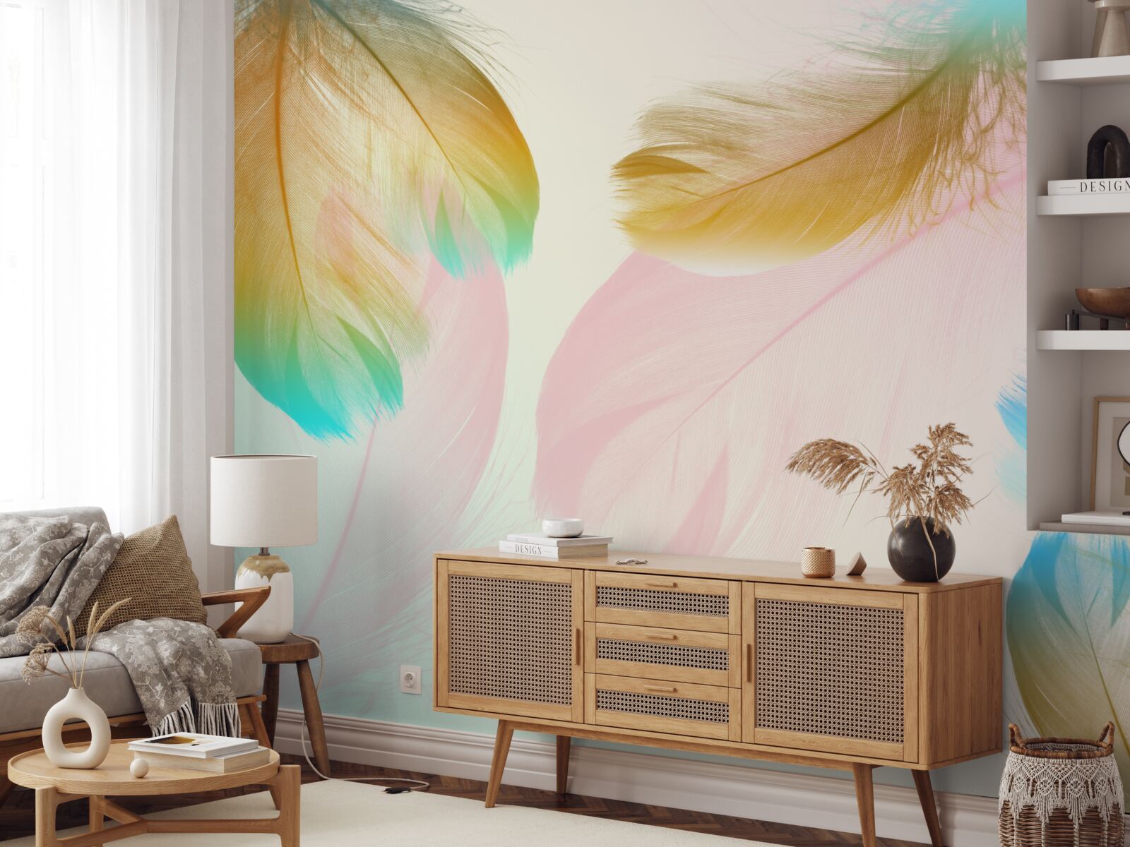 Fototapet pene pastelate