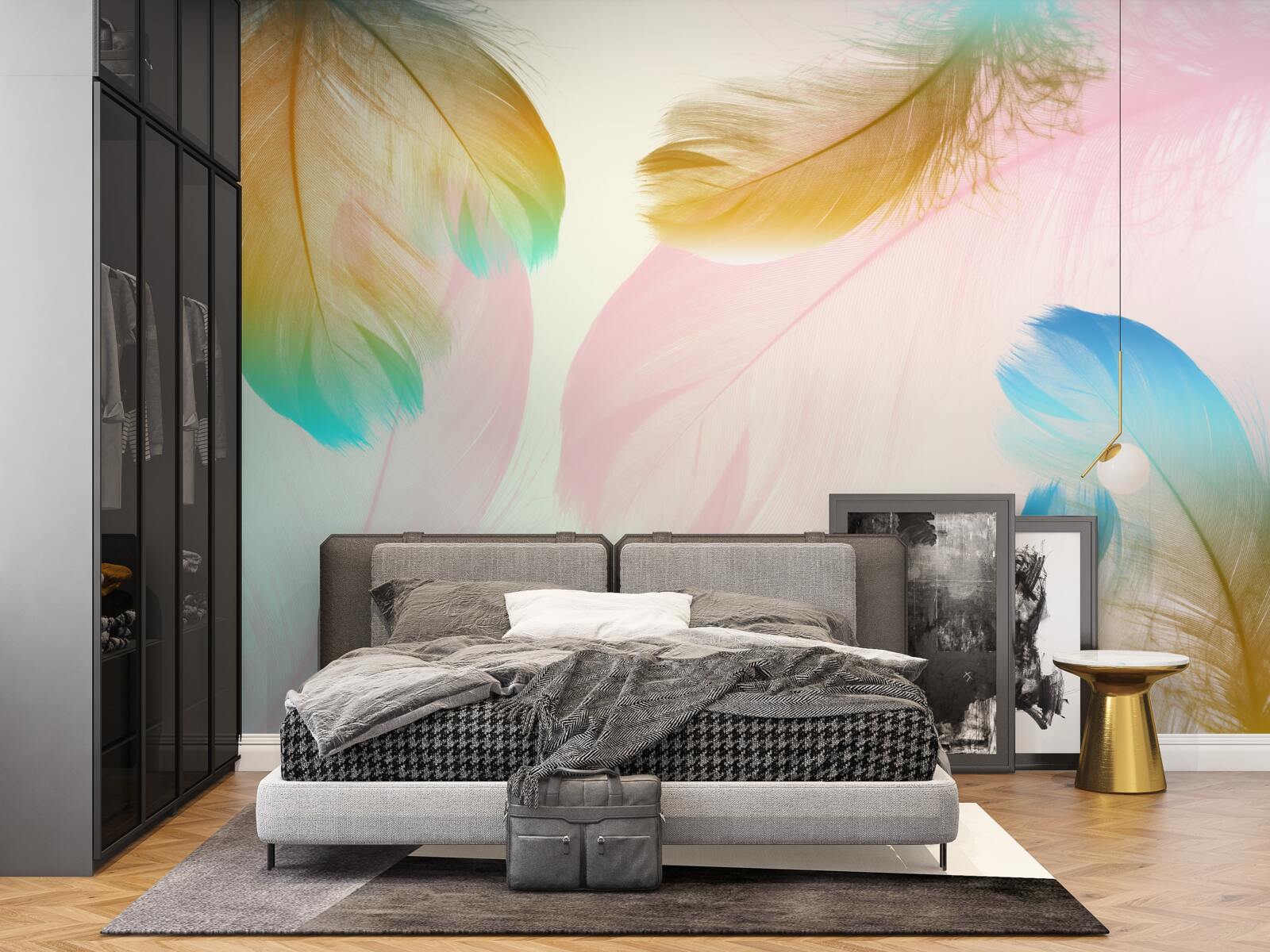 Fototapet pene pastelate