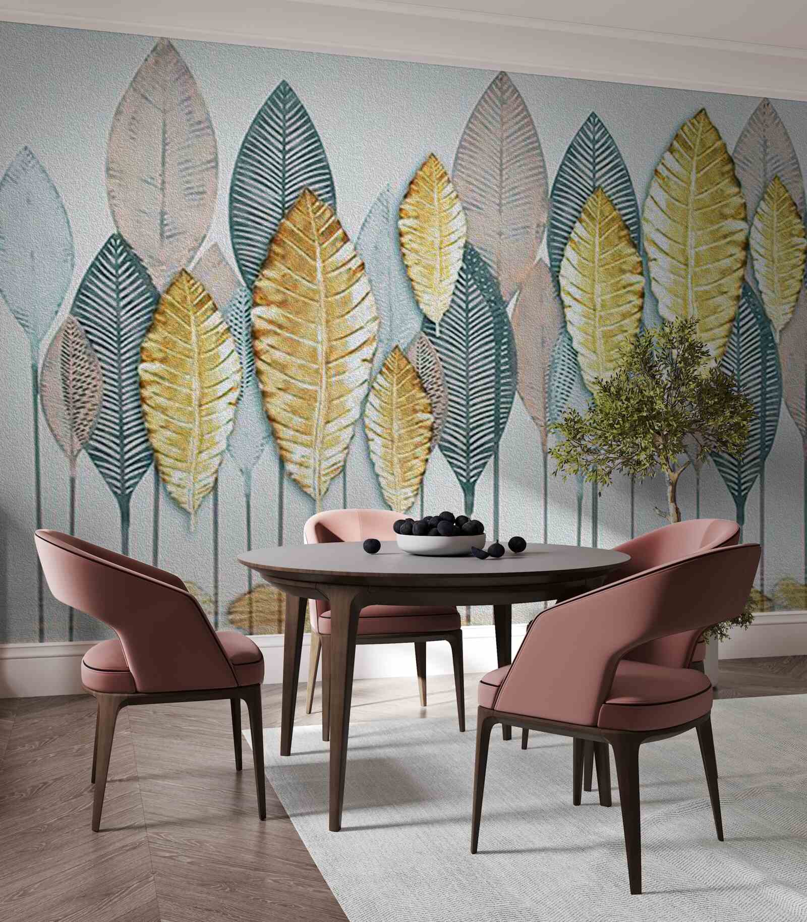 Fototapet pădure de toamnă ireală