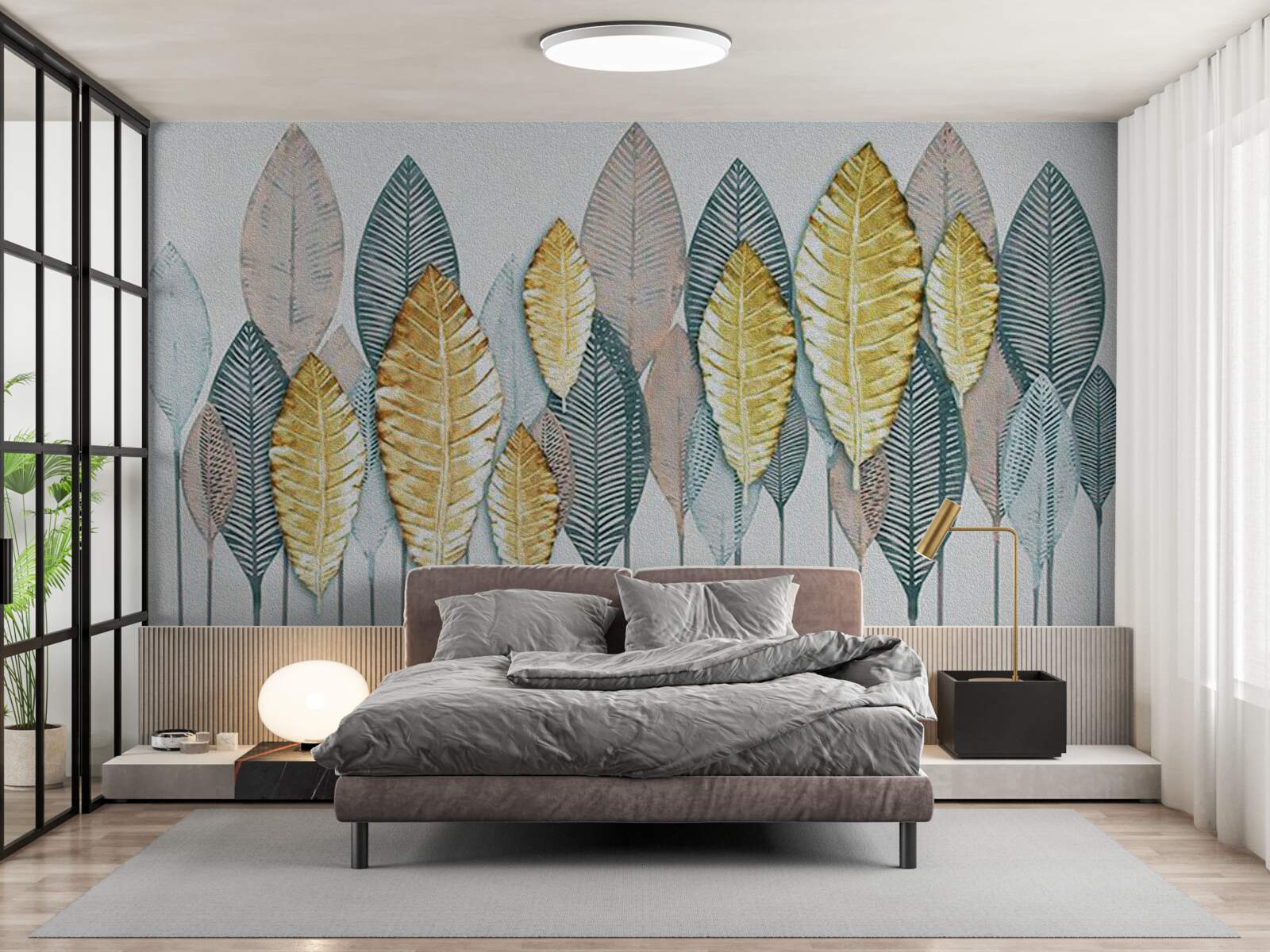 Fototapet pădure de toamnă ireală