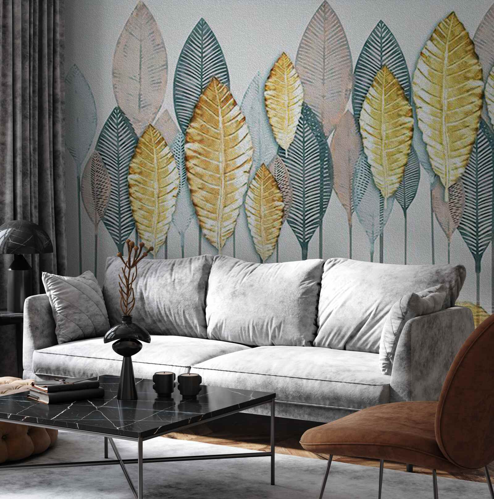 Fototapet pădure de toamnă ireală