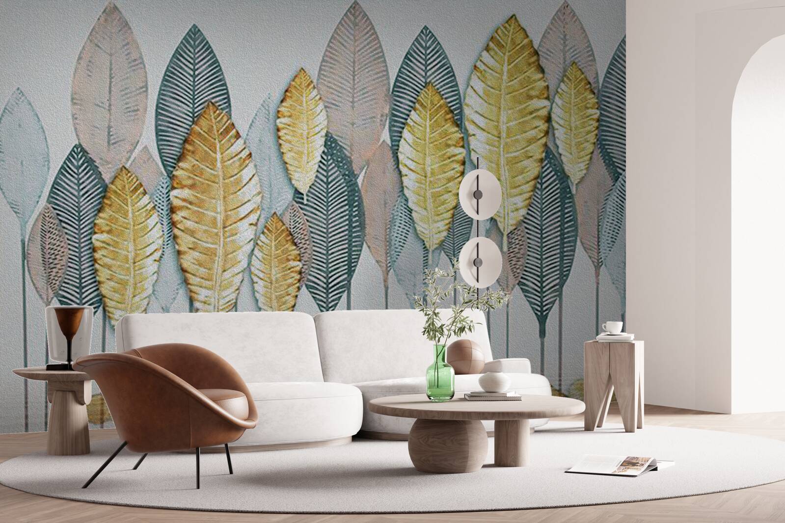 Fototapet pădure de toamnă ireală