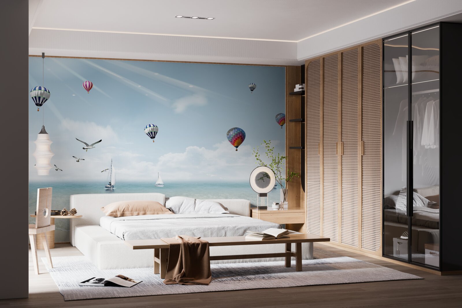 Fototapet o mare plină de baloane