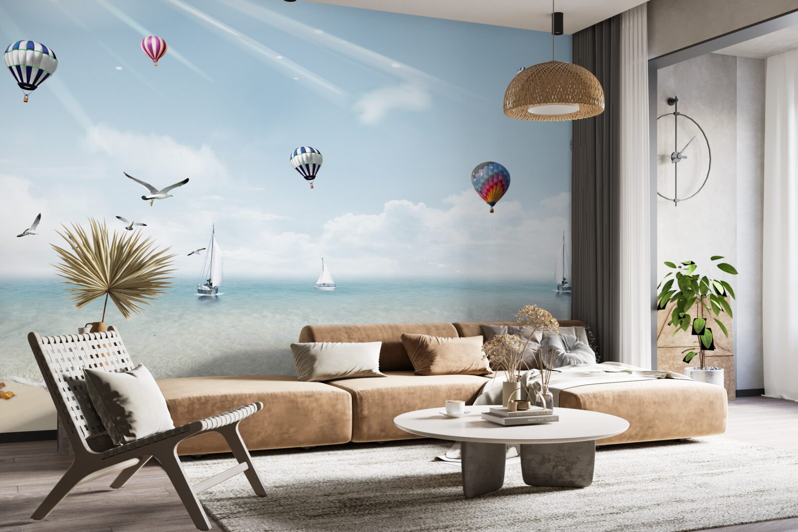 Fototapet o mare plină de baloane