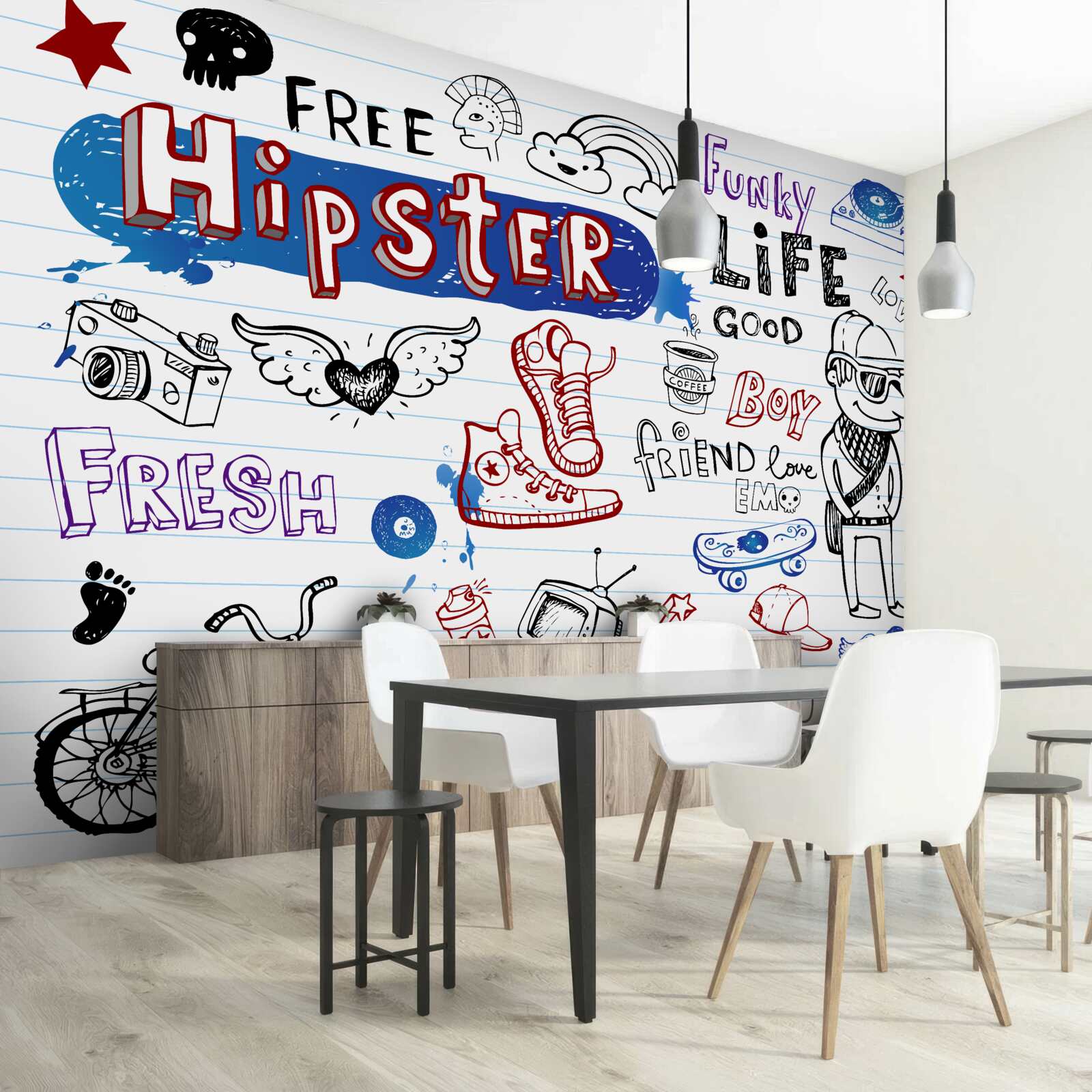 Fototapet autocolante pentru tineri