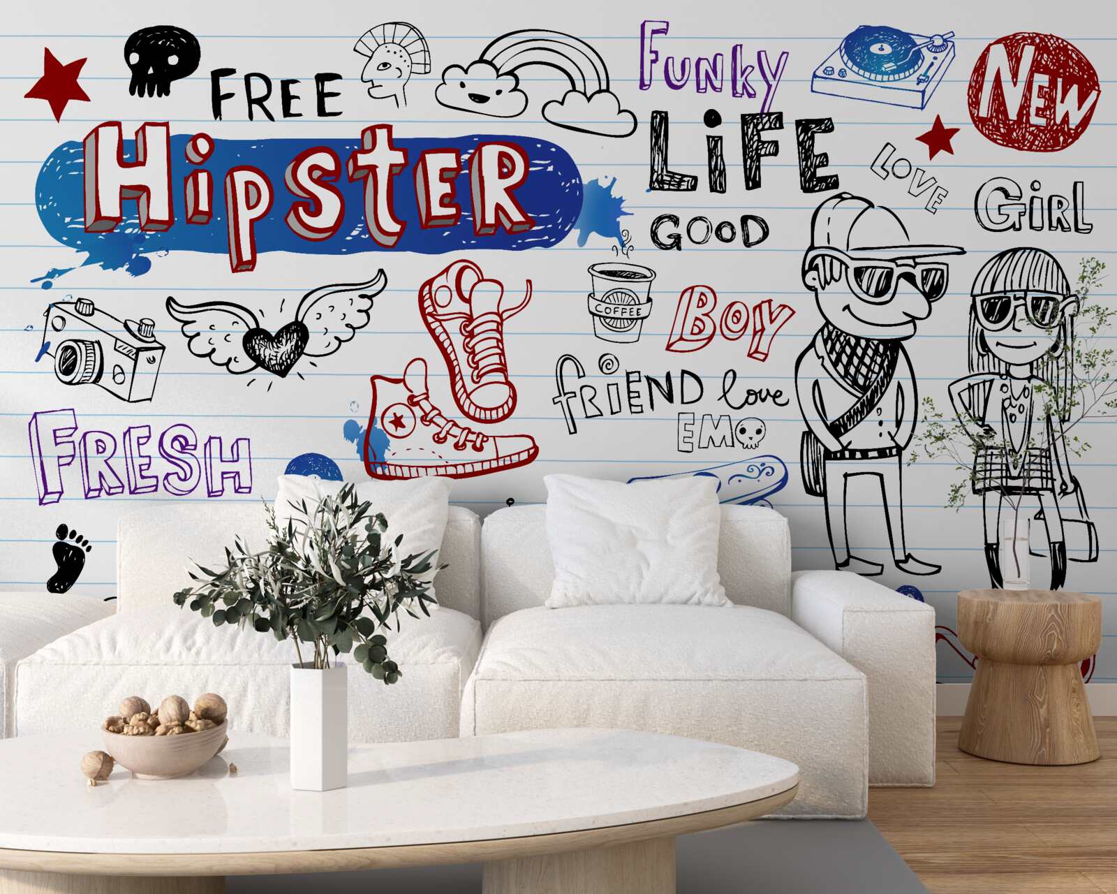 Fototapet autocolante pentru tineri