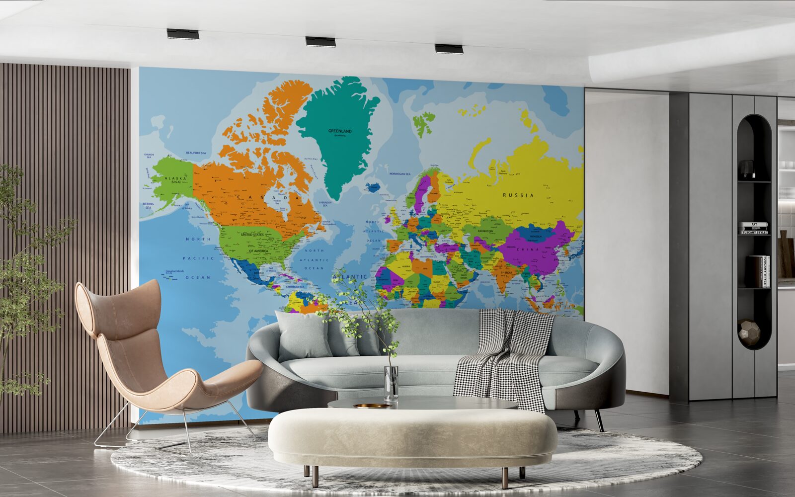 Fototapet Modelul geopolitic global