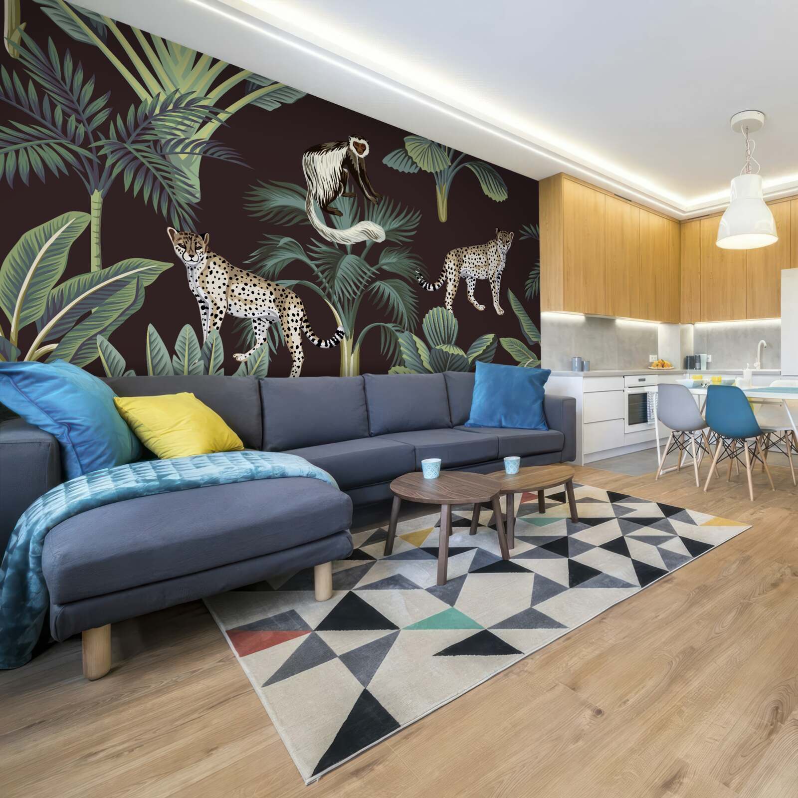 Fototapet rezidenți permanenți ai pădurilor tropicale