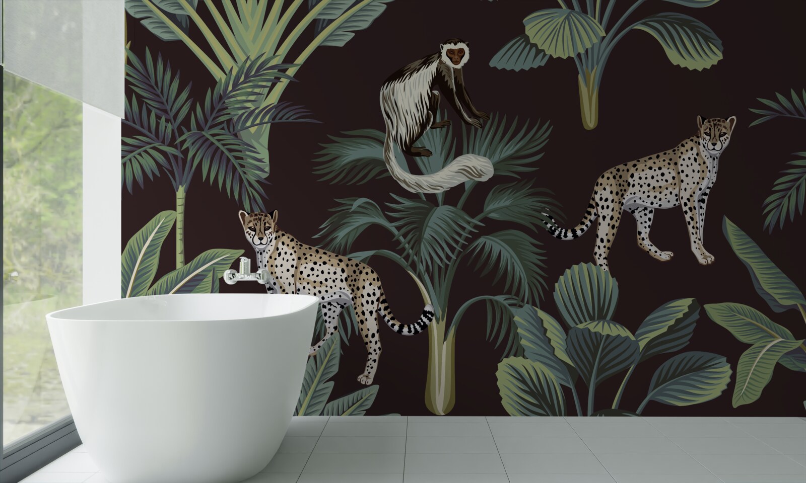 Fototapet rezidenți permanenți ai pădurilor tropicale