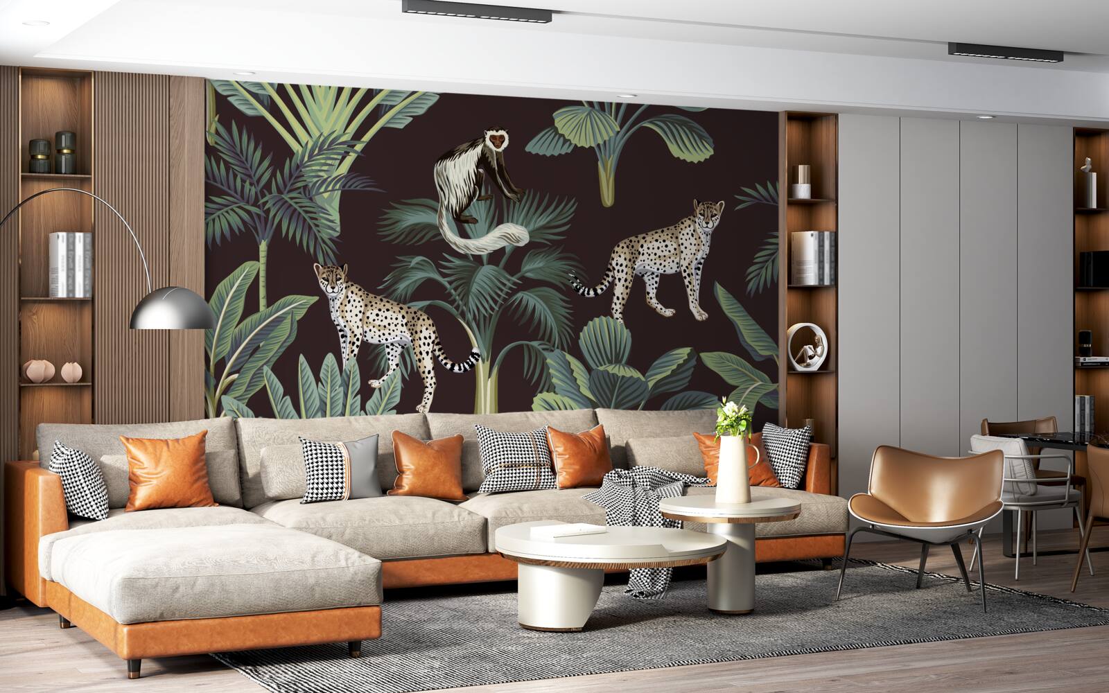 Fototapet rezidenți permanenți ai pădurilor tropicale