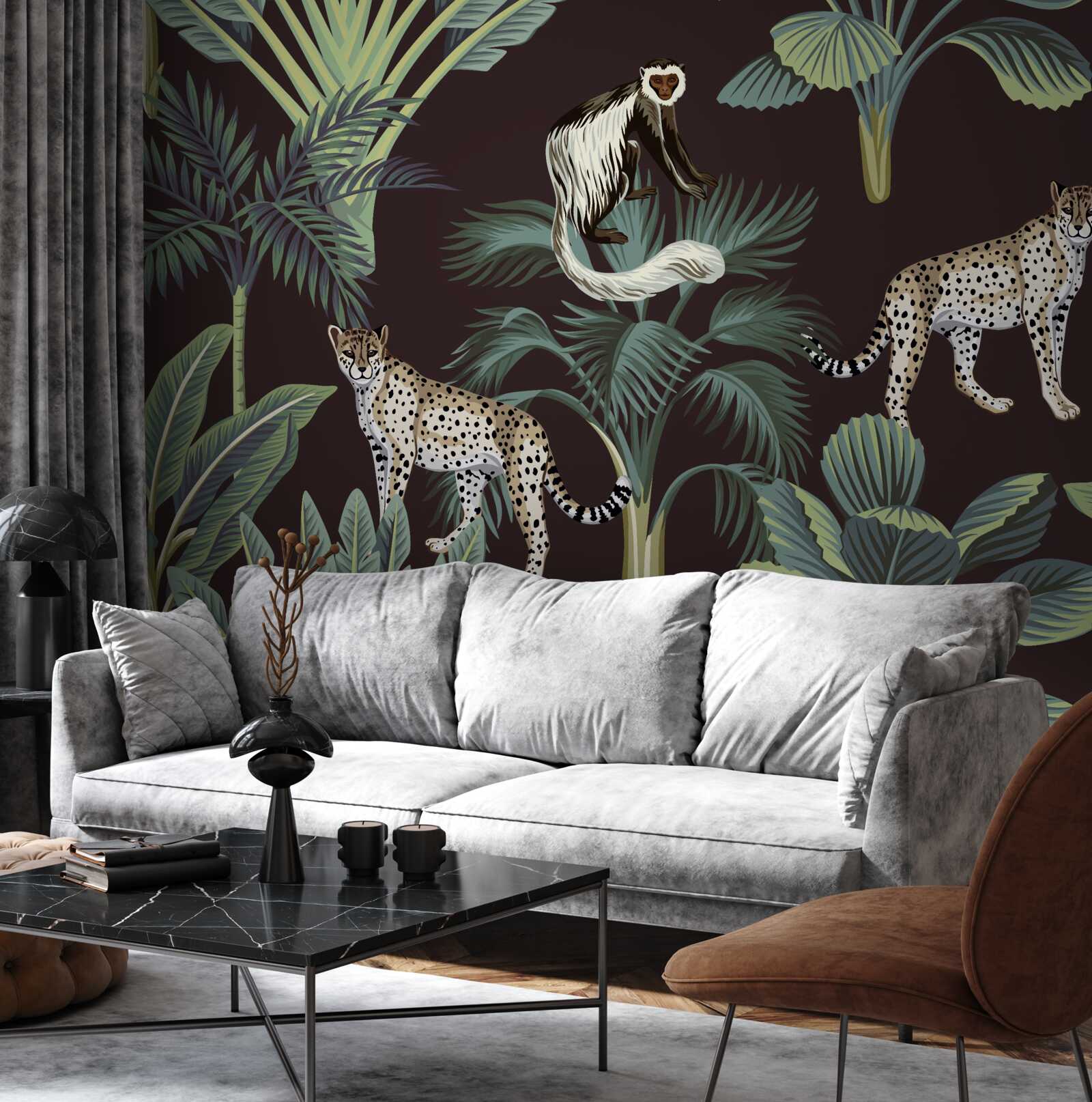 Fototapet rezidenți permanenți ai pădurilor tropicale