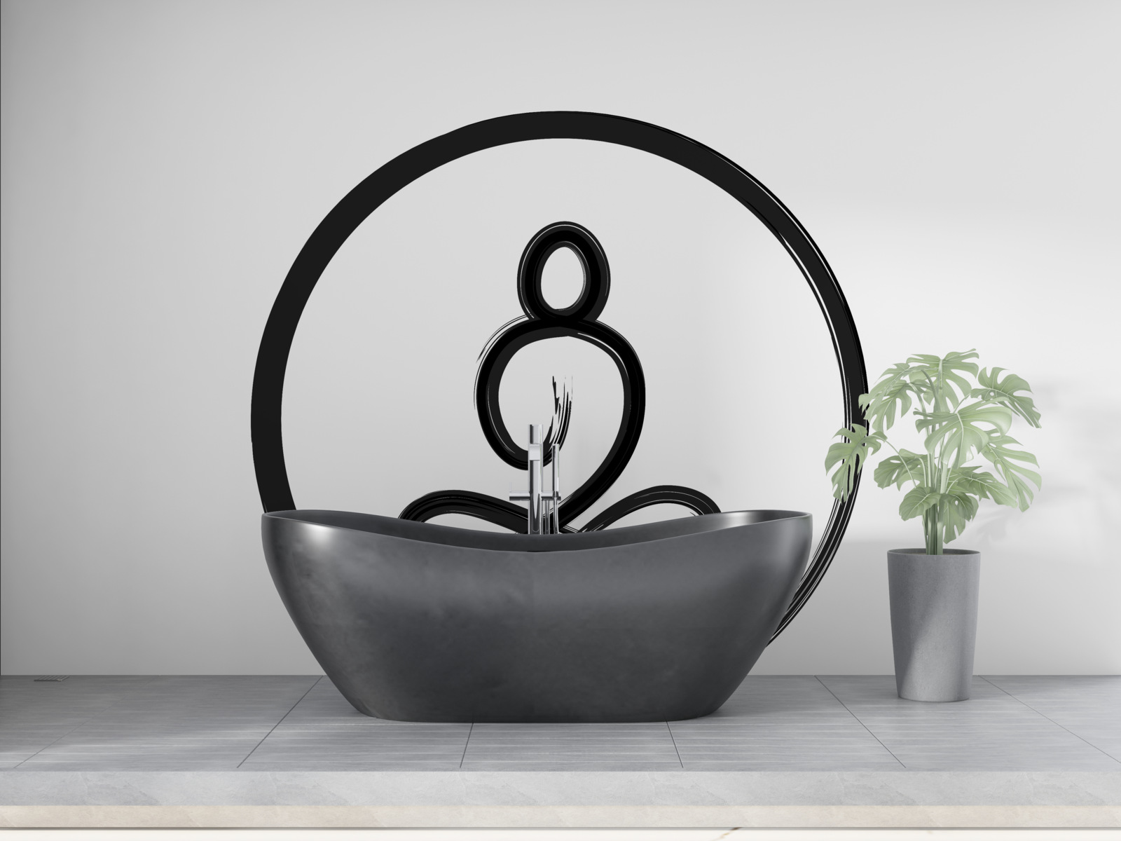 Fototapet buddha într-o stare de zen