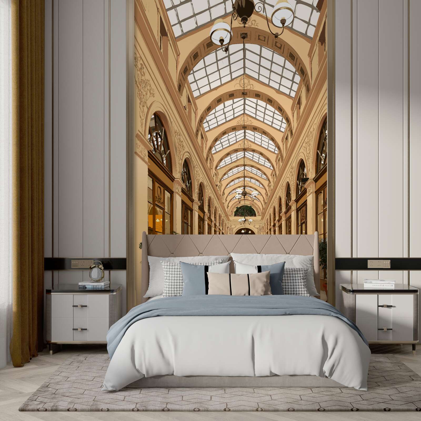 Fototapet coridor transparent