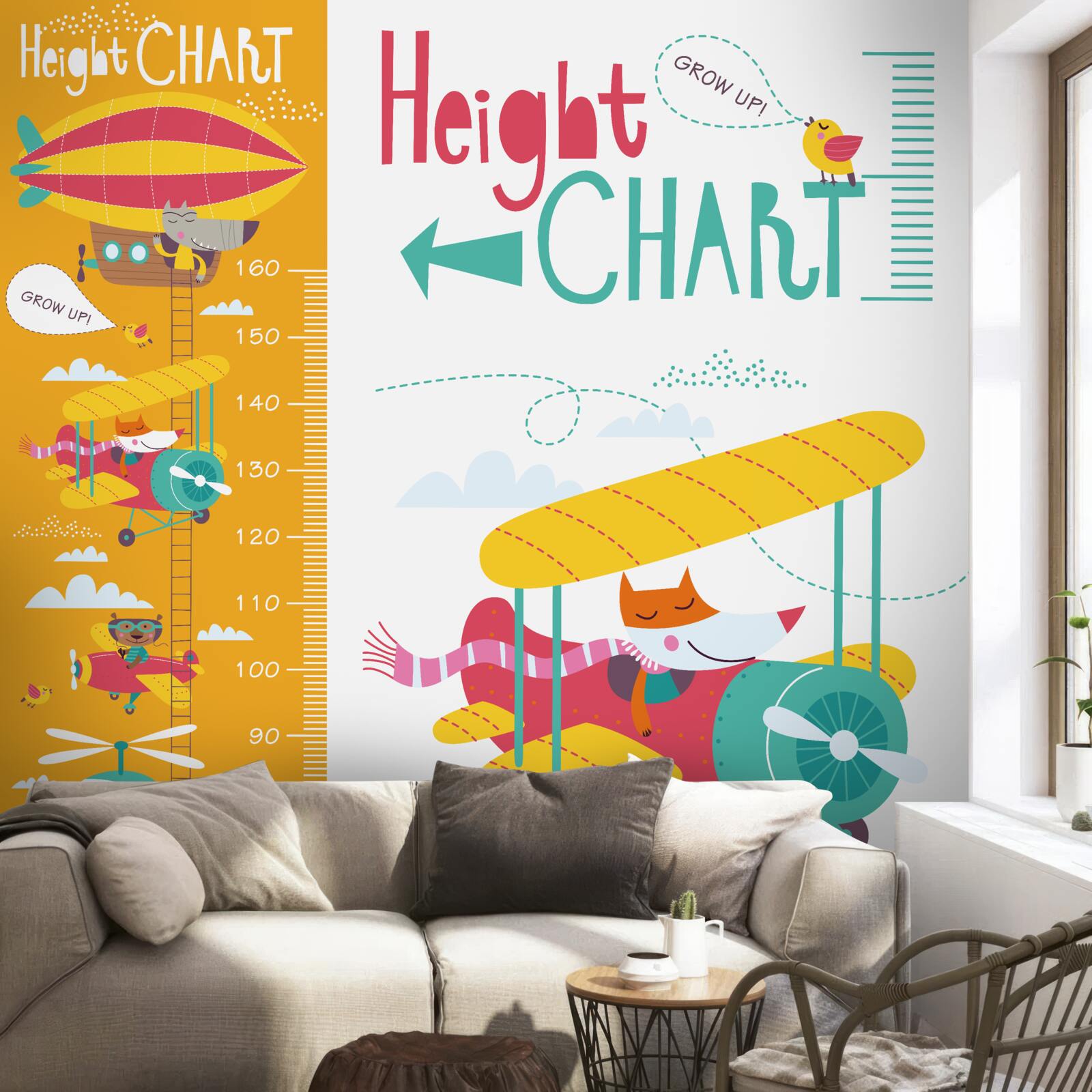 Fototapet transportul aerian al animalelor