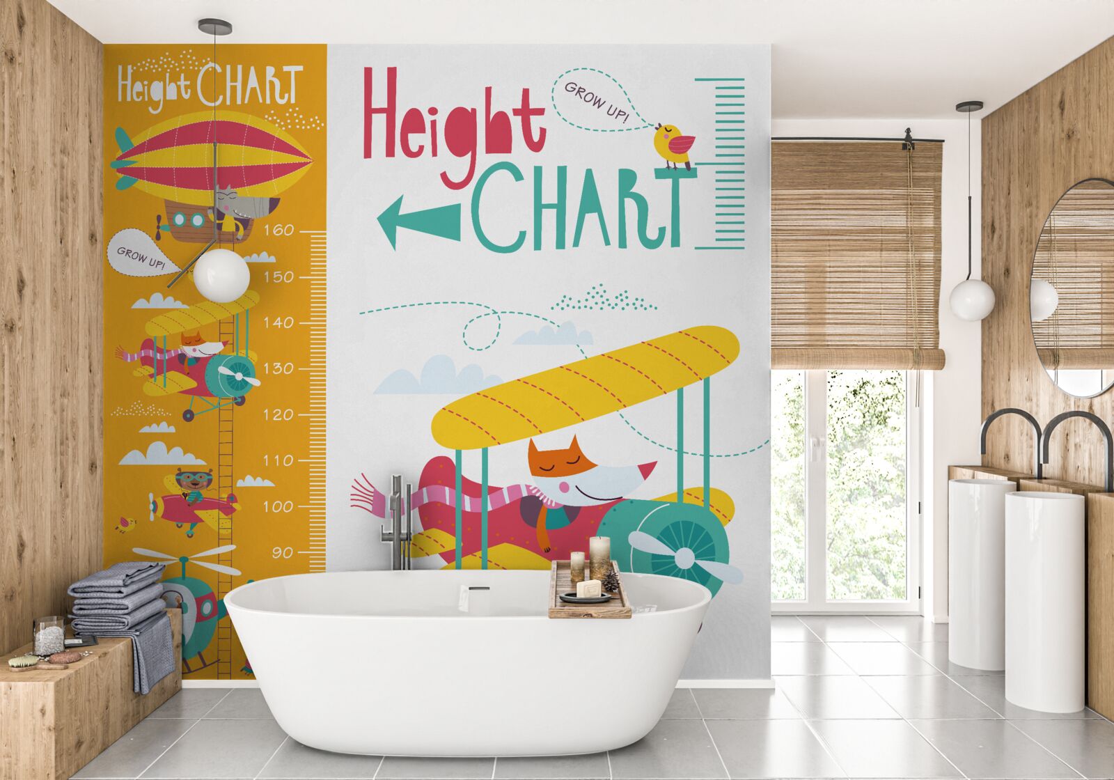 Fototapet transportul aerian al animalelor