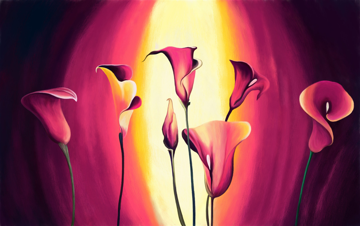 Fototapet callias de o frumusețe incredibilă