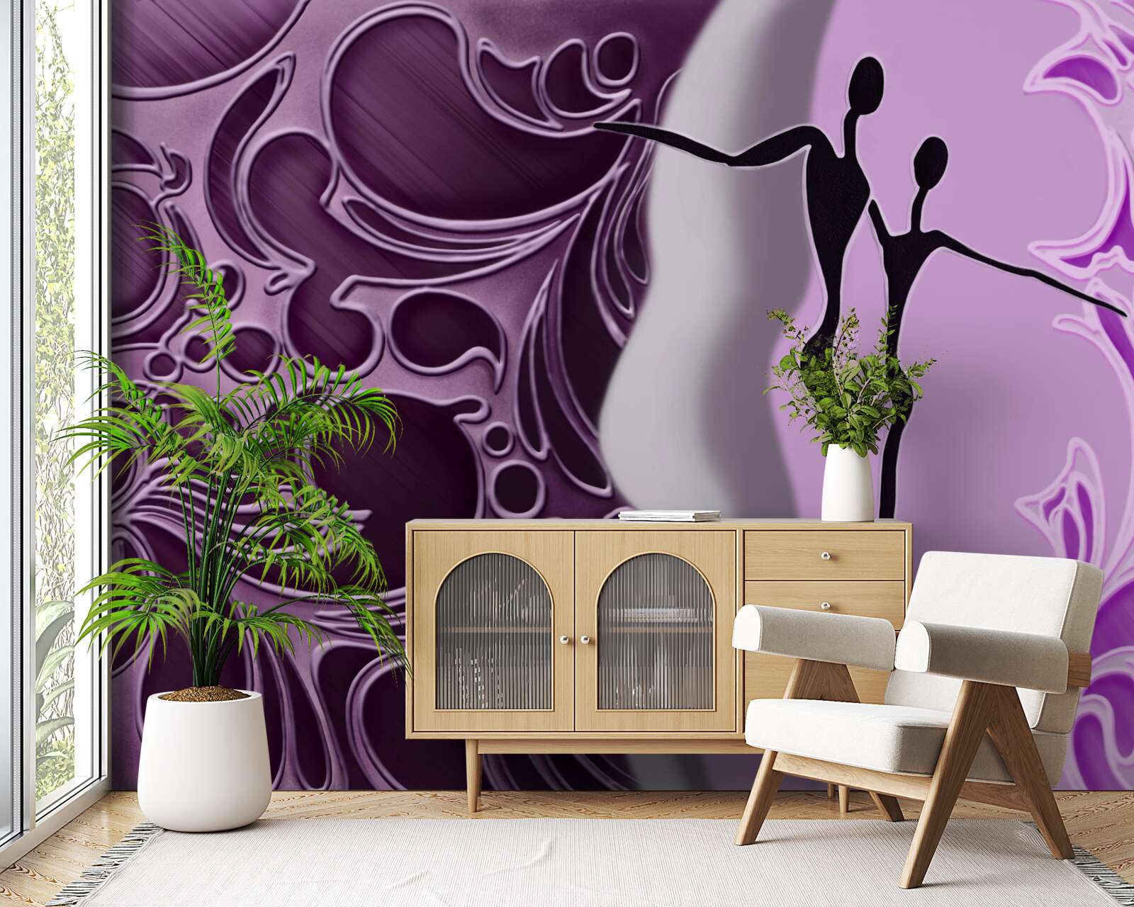 Fototapet emoția iubirii în ape