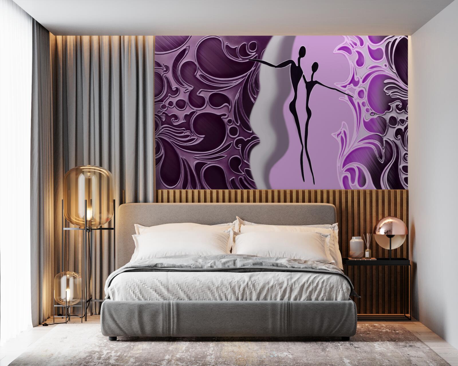 Fototapet emoția iubirii în ape