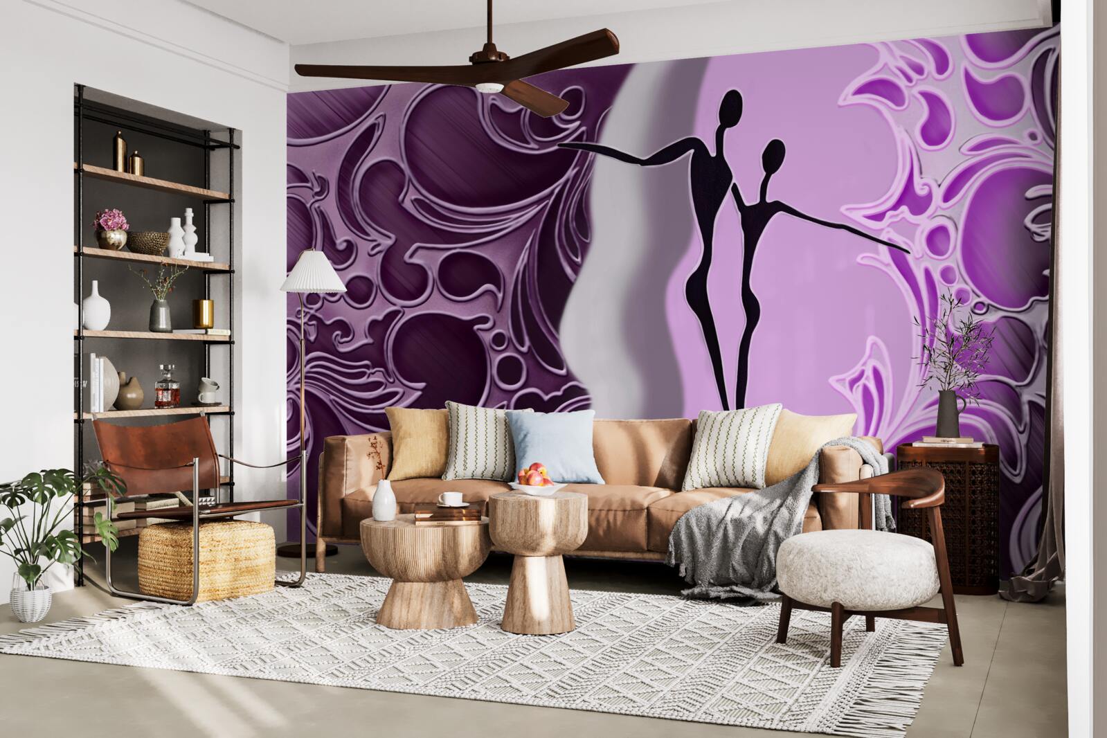 Fototapet emoția iubirii în ape