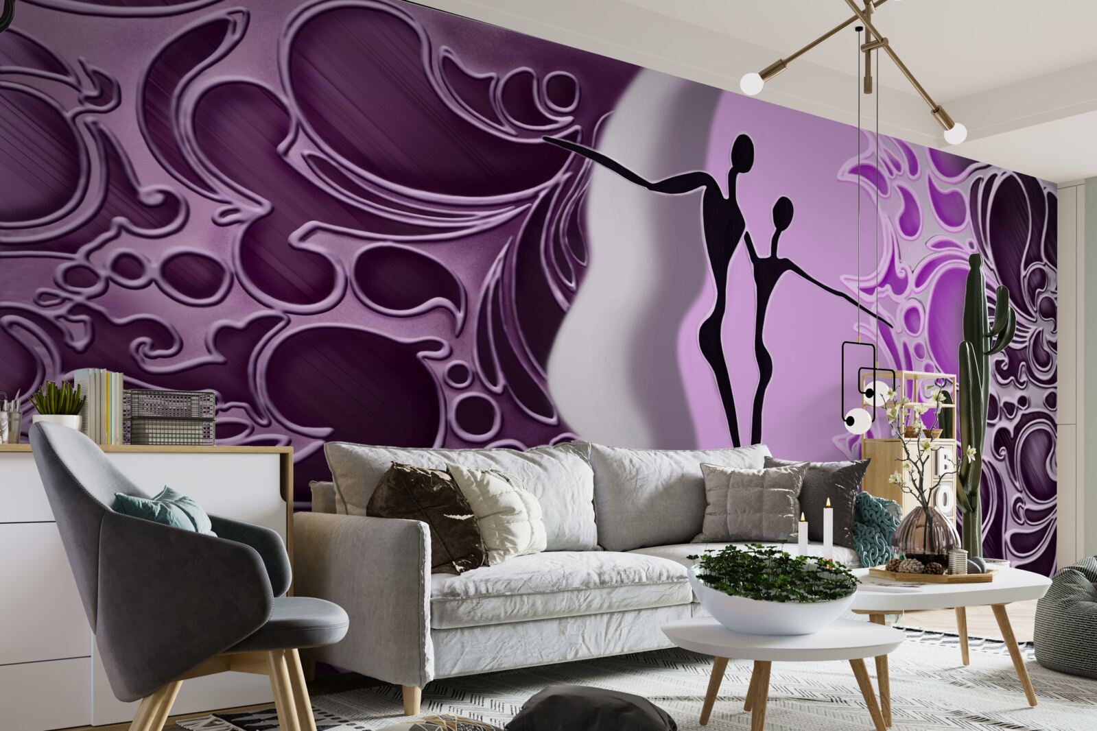 Fototapet emoția iubirii în ape