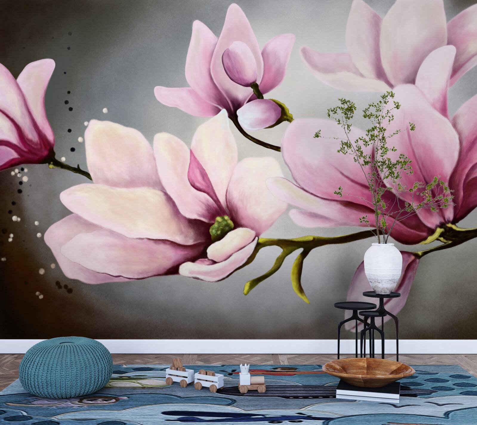 Fototapet magnolii cu o aromă subtilă
