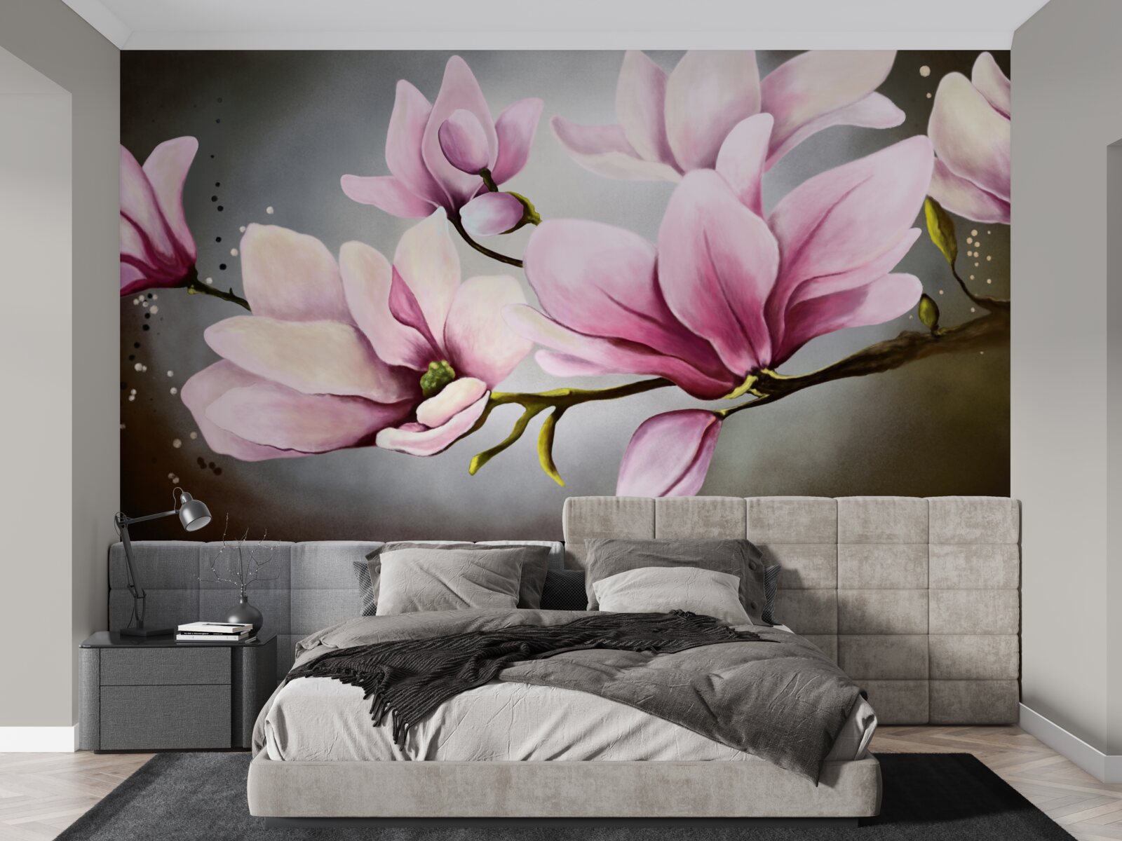 Fototapet magnolii cu o aromă subtilă