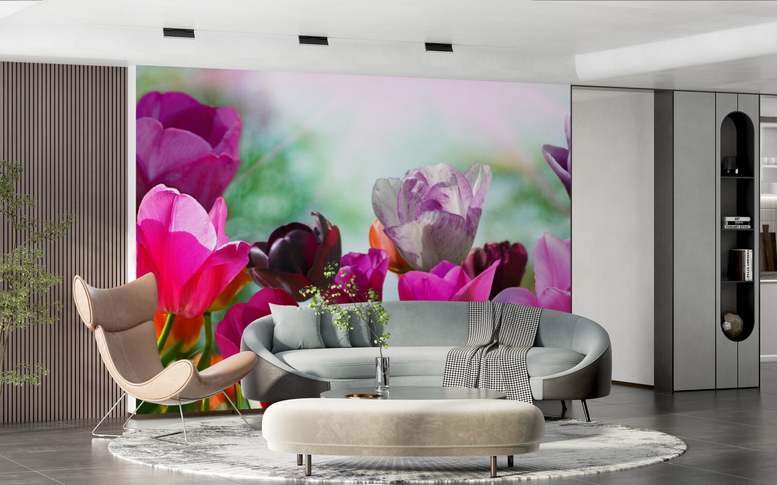 Fototapet lalele în diferite culori