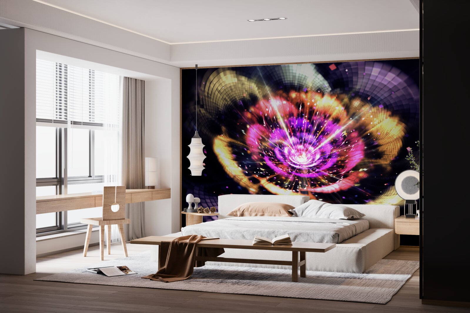 Fototapet nașterea unei planete în univers