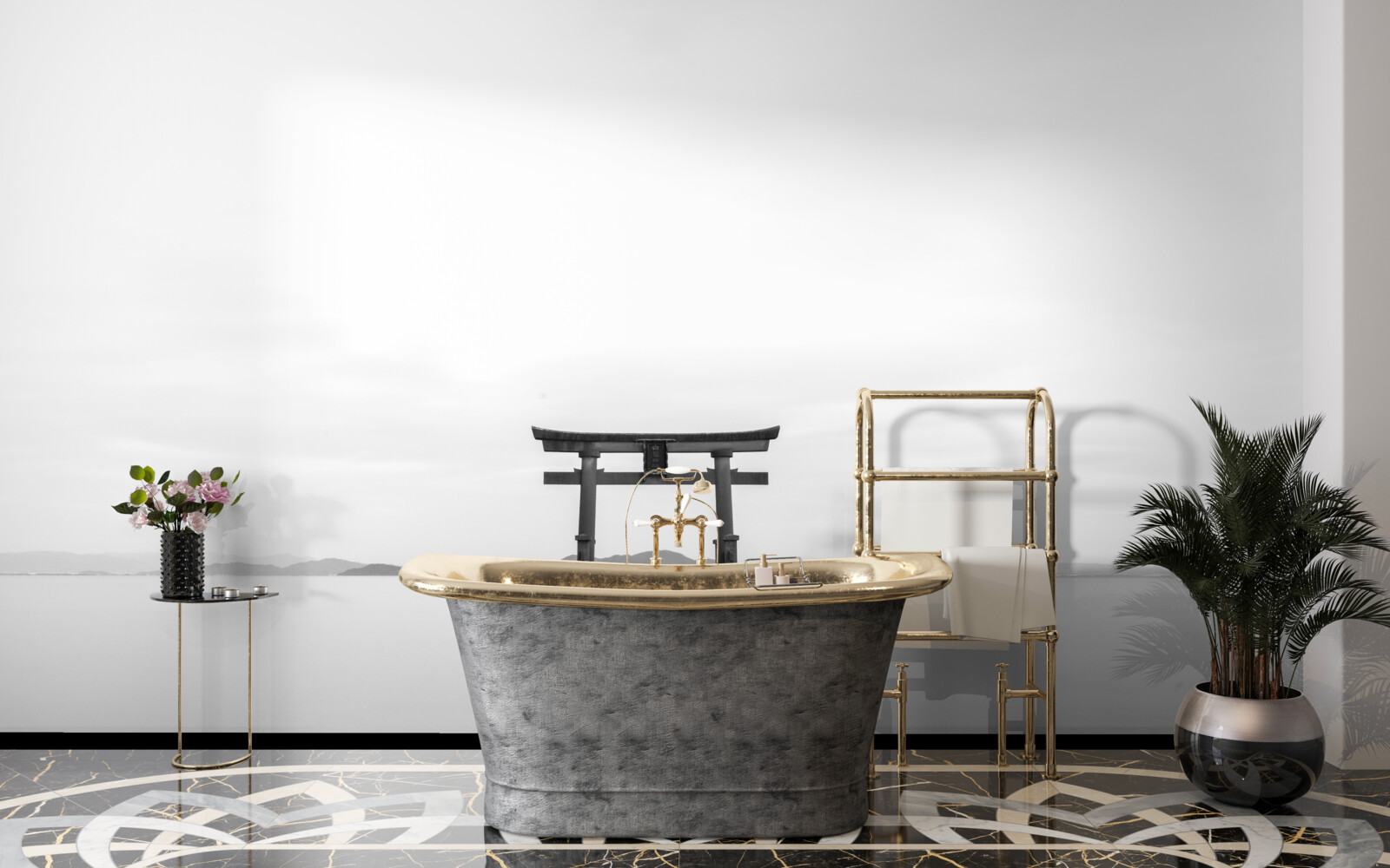 Fototapet tori gate în ocean