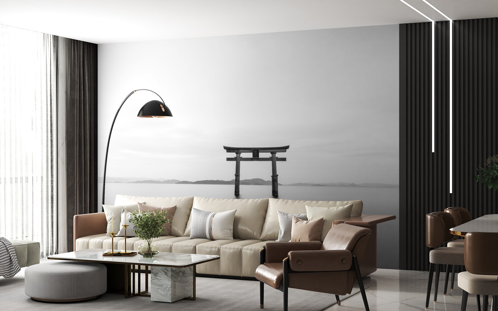 Fototapet tori gate în ocean