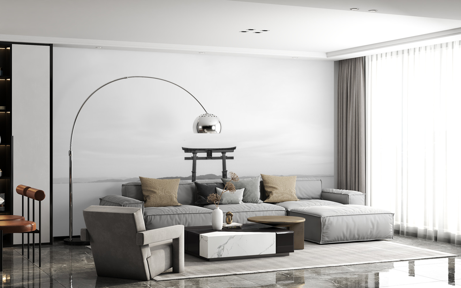 Fototapet tori gate în ocean