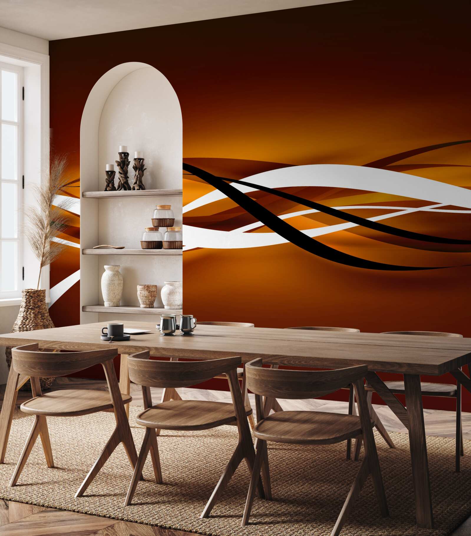 Fototapet trasee de bronz fără sfârșit